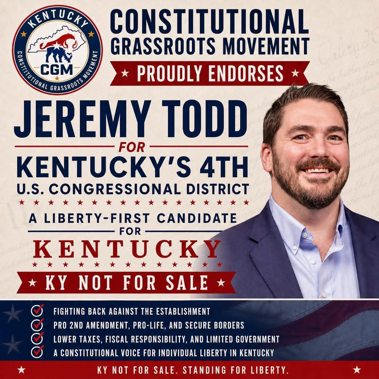 CGM endorsement graphic for Jeremy Todd